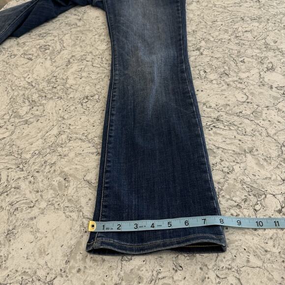 White House Black Market Mid Rise Jeans Womens Size 4 Petite 4P Bootcut WHBM - Picture 10 of 13